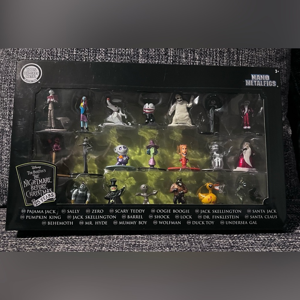 Disney Nano Metalfigs Nightmare Before Christmas Action Figure Set